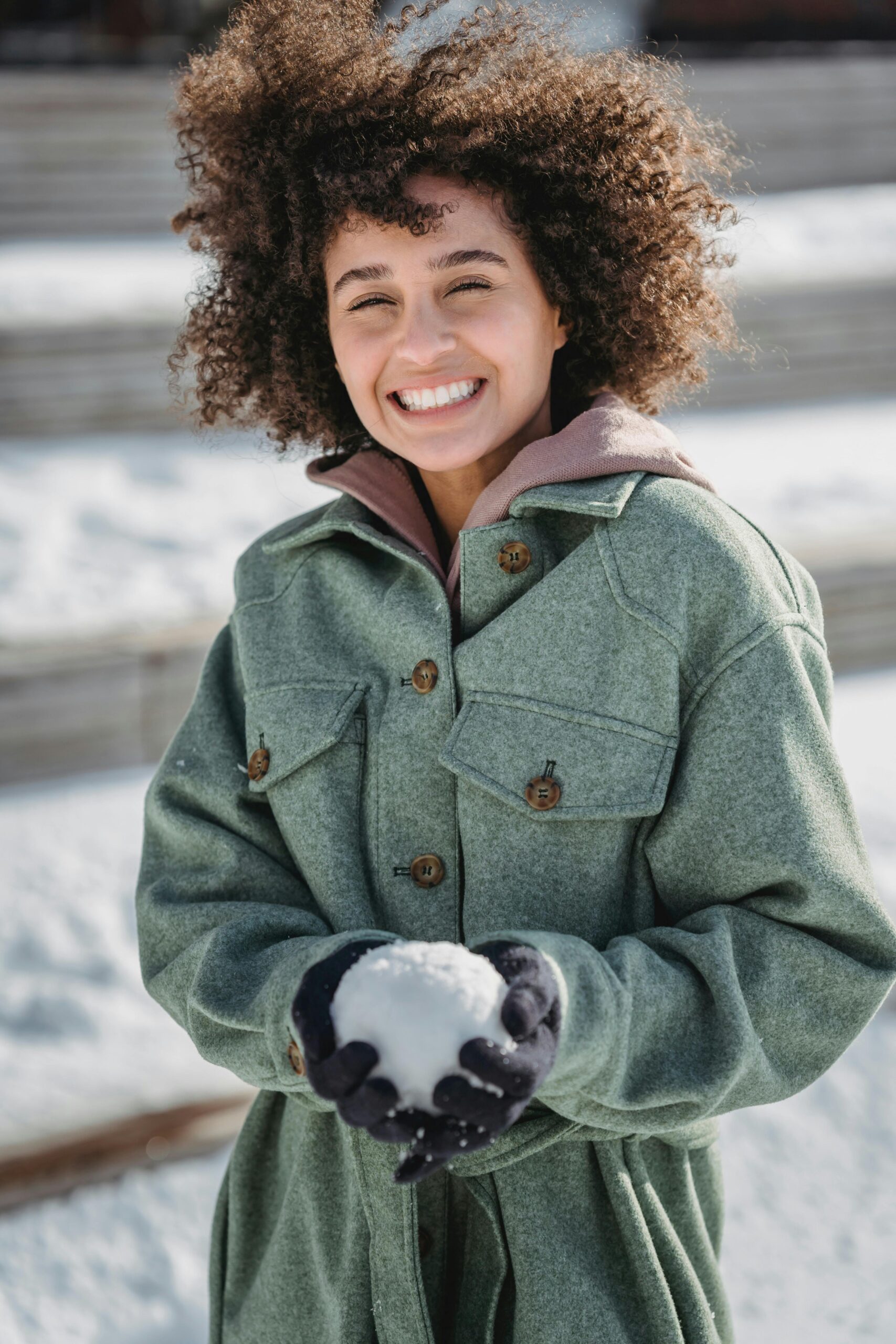 photo de portrait professionnel hiver