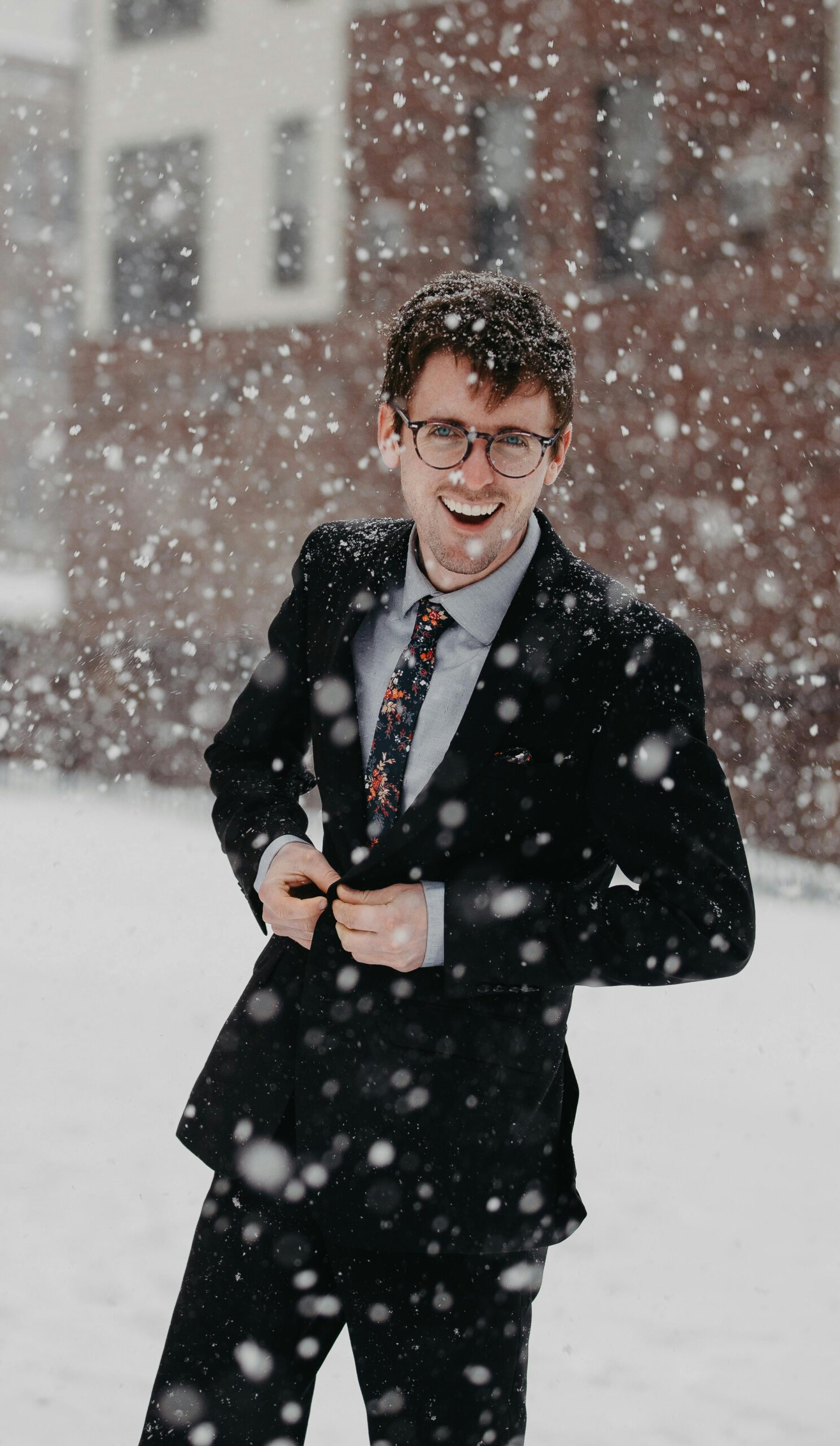 photo de portrait professionnel hiver